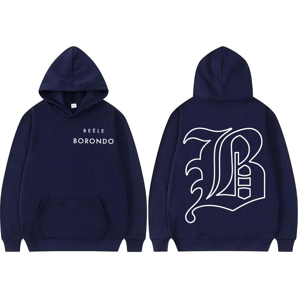 Rapero Beele Borondo Logo Merch sweatshirt Men's fashion Hip Hop High-quality hoodie Men's comfortable Sweatshirt