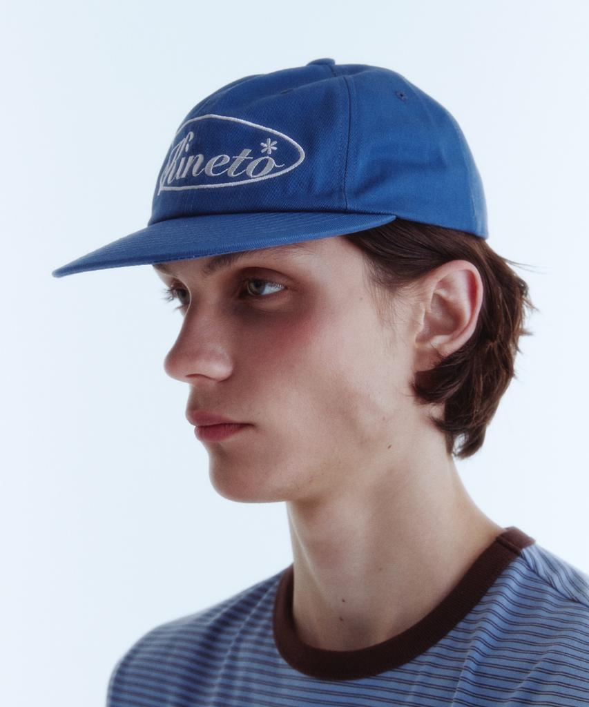 KINETO Oval Classic Logo Ball Cap_Gray Blue