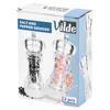 Acrylic pepper and salt mill 16 cm 2 pcs.