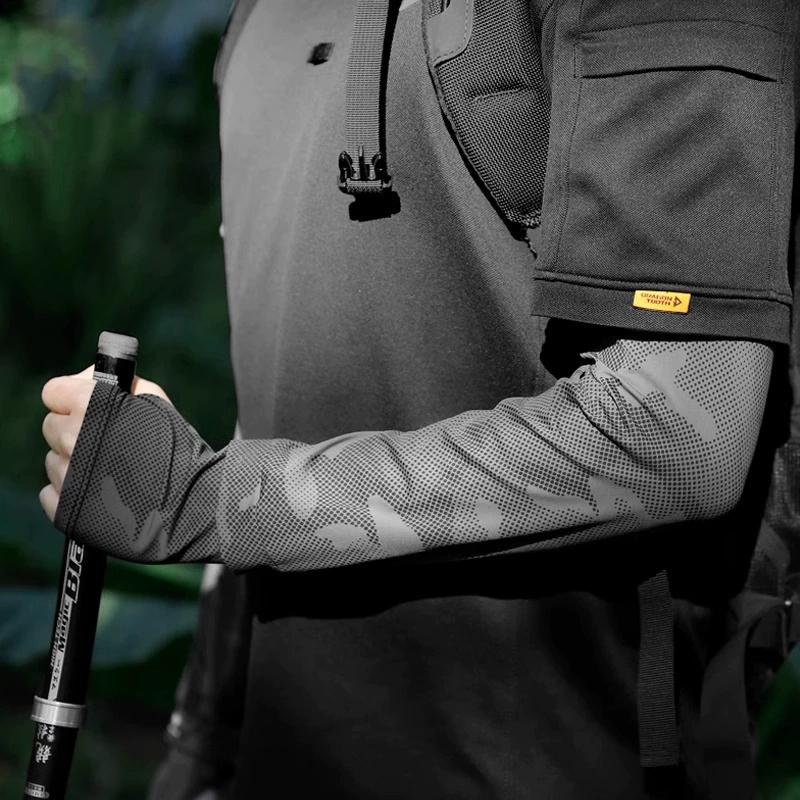 

Велосипедні нарукавники унісекс Захист від ультрафіолетового випромінювання Лід Прохолодний сонцезахисний крем від ультрафіолетового випромінювання Біг Велоспорт Літо на відкритому повітрі Рукава темно-сірий