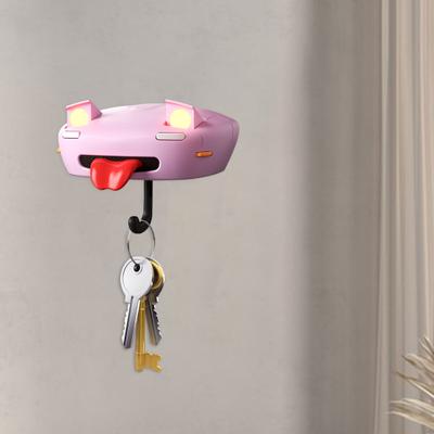 Retro Autosleutelhouder Eenvoudig te Installeren Wandmontage Koplampen Autosleutelhanger Sleutelhaak Kameraccessoires