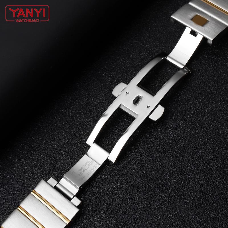 High-quality Stainless Steel Watchband for Ome-ga Watch Strap 15mm 17mm 18mm 23mm 25mm Solid Metal Watch Band Steel Bracelet