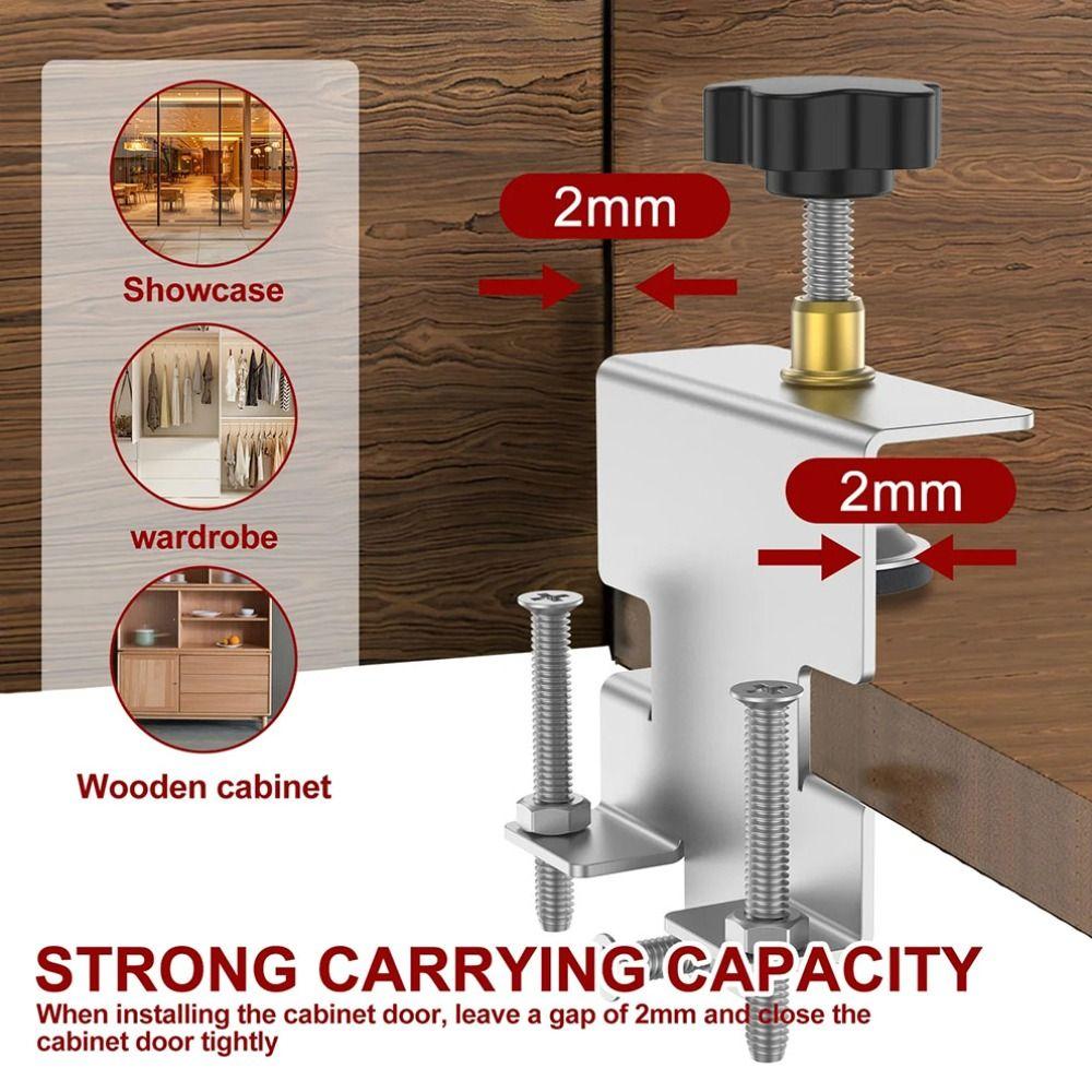 with Anti Slip Pads Woodworking Auxiliary Fixture Cabinet Door Installation Locator  Furniture