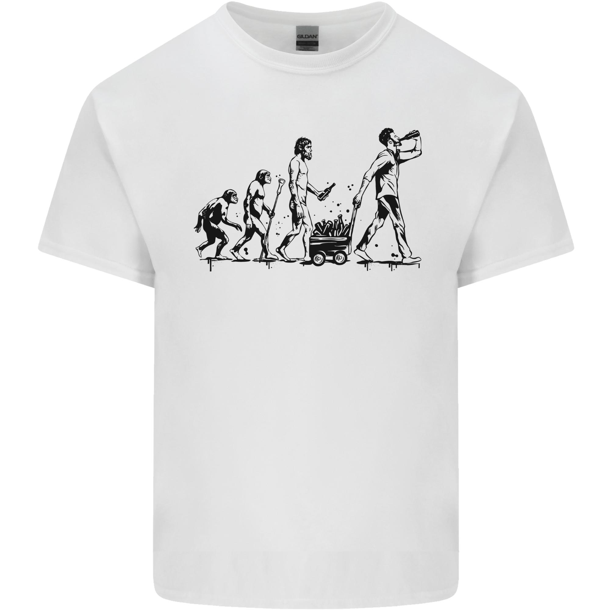 Evolution of Beer Funny Alcohol Ape to Unisex Unisexs Light Cotton TShirt S