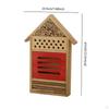 Bee House Nesting Box Butterfly for Yard Fence Outdoor Backyard