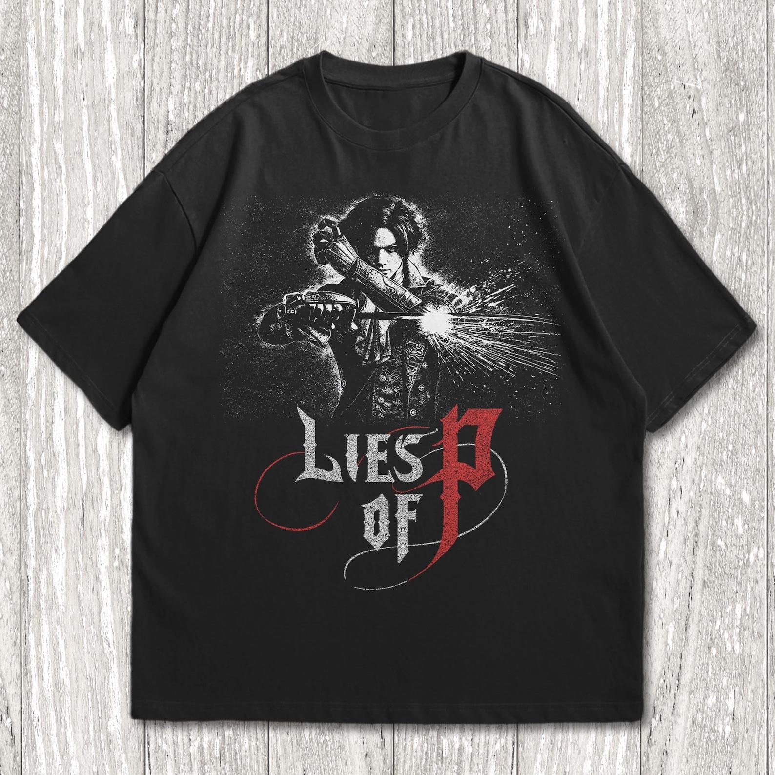 Lies Of P T-Shirt Gift For Gamer,Lies Of P STL Apparel, Lies Of P Merch, Lies Of P Mask For Mens, Bootleg Game For Women 4XL
