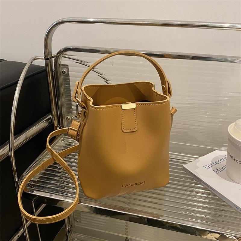 Bag new niche trend line fashion small fresh autumn women portable crossbody bucket bag