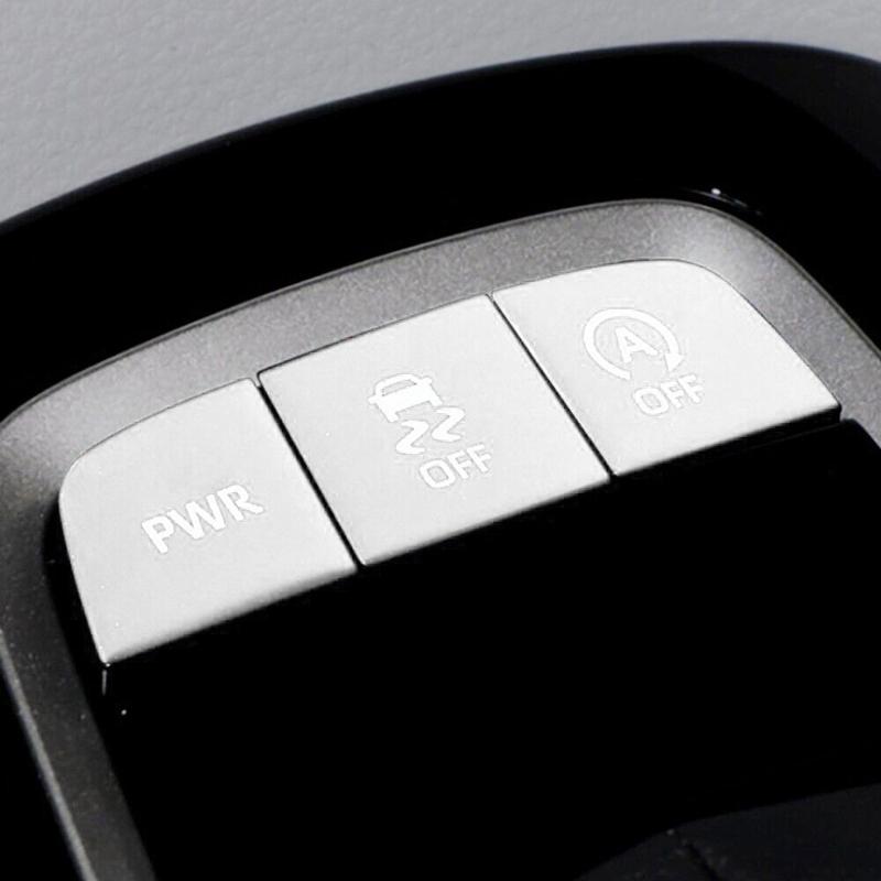 Car Console Gear Shift Switch Button Trim Cover Set Fit For Toyota Corolla      LHD Silver Aluminium Alloy