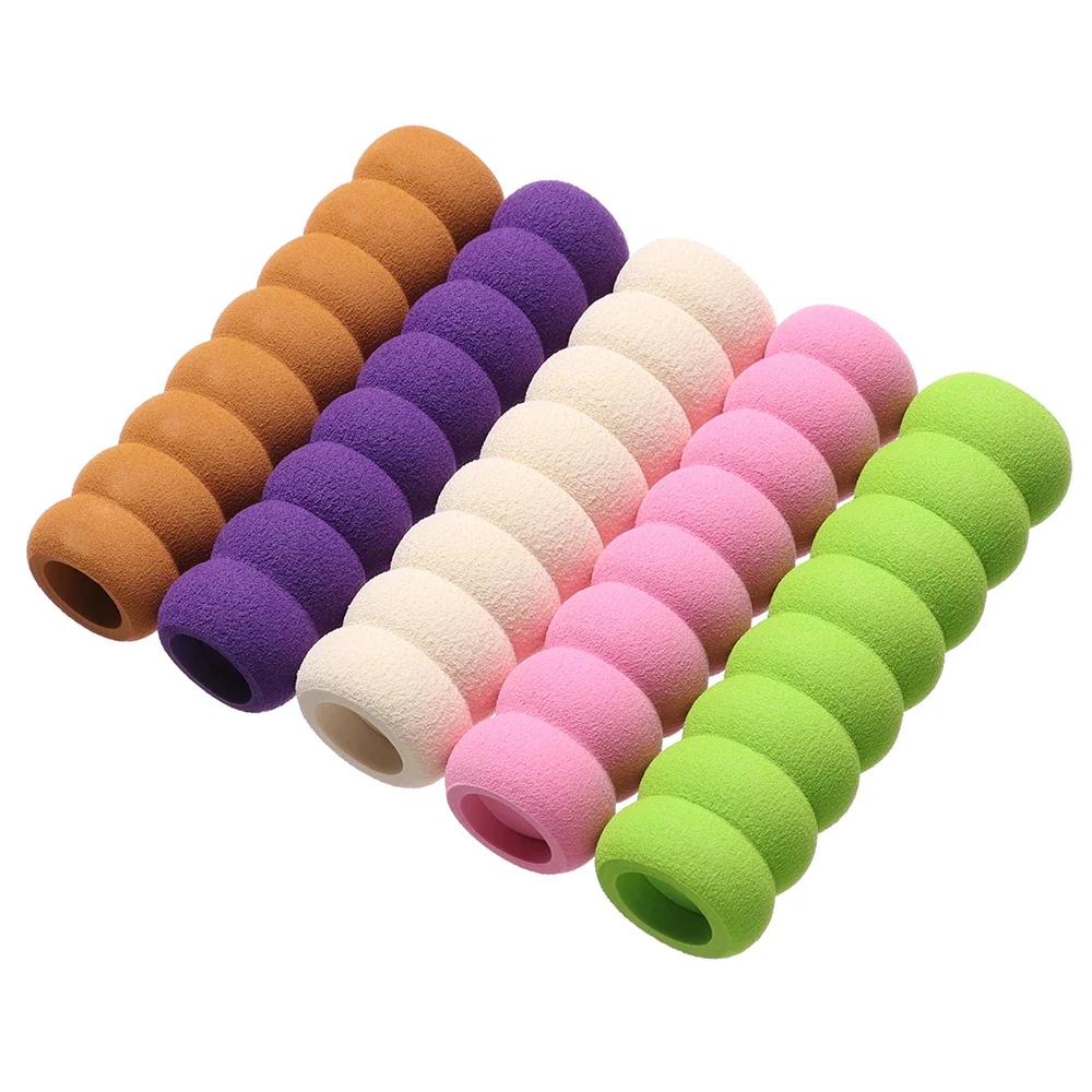 2Pc Rubber Crash Pad Door Handle Stopper Round EVA Door Knob Foam Cover Furniture protector Baby Safety Practical Static-free