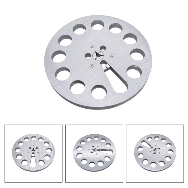 7Inches Magnetic Tape Spool Aluminum Tape Reel with 12 Holes Open Reel Audio Aluminum Takeup- Reel 7'' Multi-Color
