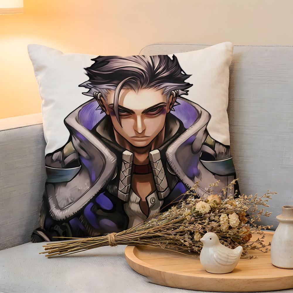 Cushion Cover Linen SkinFriendly Soft Decorative Case for Sofa Home Decor Anime GGachiakuta Pillow Cover