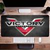 Victory Motorcycle Large Gaming Mouse Pad with Stitched Edges Non-Slip Rubber Base Waterproof Desk Mat for Office and Home