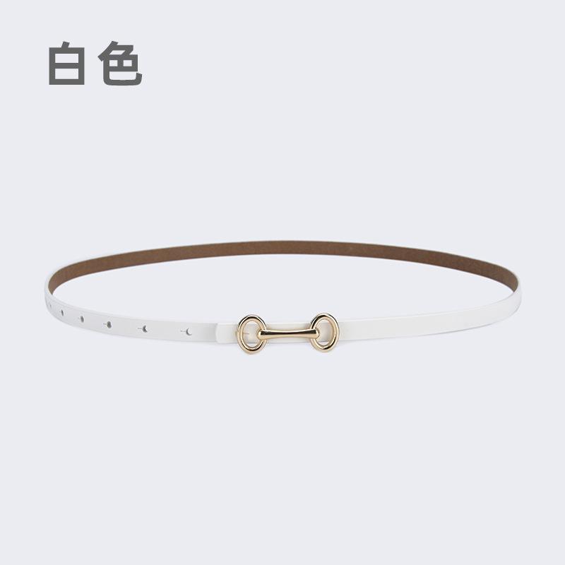 

Cowhide Thin Belt Women S Leather Spring Decorative Dress Suit Shirt Waist Thin Belt 105cm