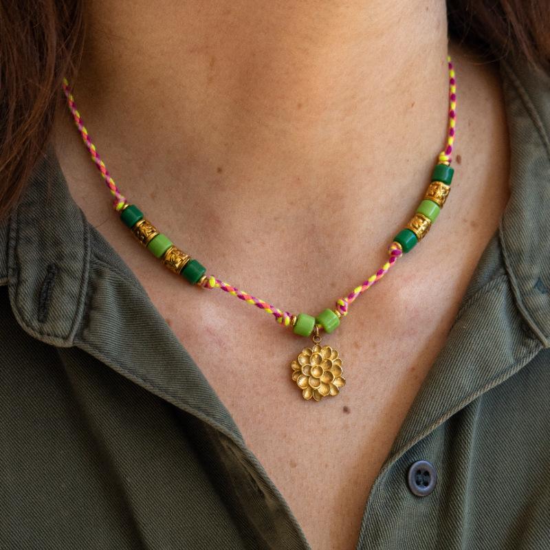 

Bohemian Woven Bead Necklace Collection Niche Retro Multi-Element Accessories Single Item