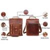 New Genuine Leather Messenger Bag Vintage Laptop Crossbody Bag Satchel Man Purse Shoulder Bag for Man Woman Office Bag