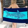 Microvezel strandlaken Dubbelzijdig superzacht, zeer absorberend, sneldrogend, oversized print zwembadbadhanddoek