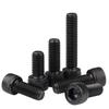 DIN912 M8 Grade 12.9 Hex Socket Head Cap Screws, Half Thread, Black Oxide