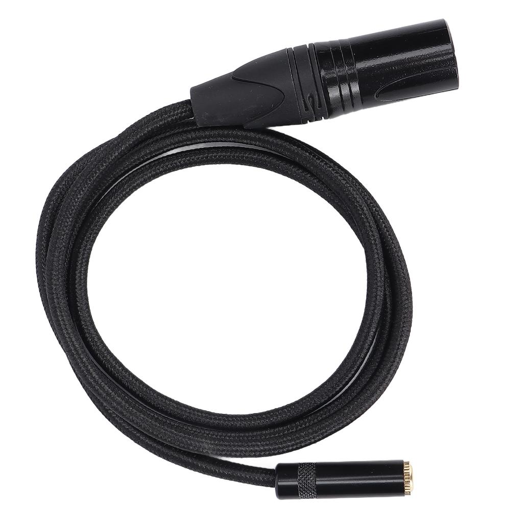 XLR Male to 3.5mm Female Cabe Professional 3.5mm Female to XLR Male Cable for MP3 Players Amplifiers Mixers 1m 3.3ft