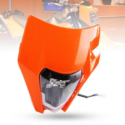 Universeller Motorrad-Scheinwerfer Super Hell 5 LED Tagfahrlicht Fern-/Abblendlicht für KTM Dirt Bikes