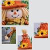 Seasonal Ornament Scarecrow Doll Decorative Figurine Holiday Festival Decor Party Supply Harvest Festival Kitchen Layout