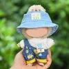 Mini 17cm 6inch Doll Clothes Costume Girl Outfits for Pendant White Blue