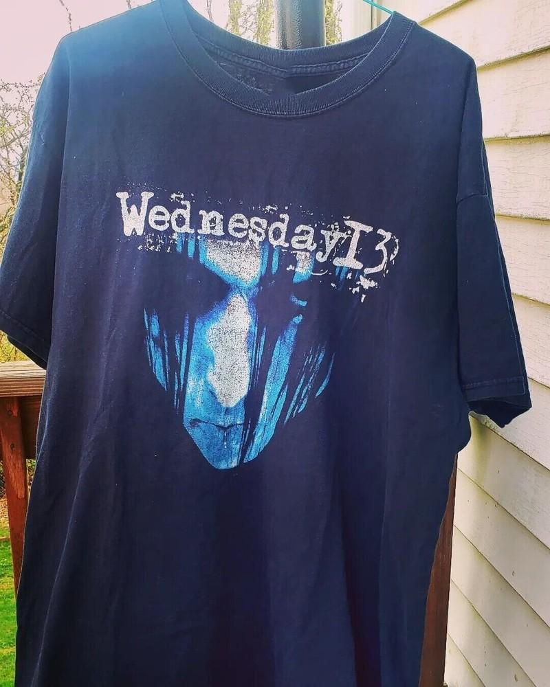 

Wednesday 13 Band Album Rock Unisex Tee Adult Cotton Shirt S To 5XL Unisex T-Shirt XXXXL