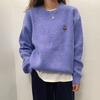 Olivier S cloSet Bear Embroidery Point looSe Fit Round Knit O2508kn036c