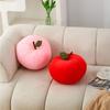 Plush Pillow 31×20cm for Living Room Bedroom Office Sofa  Adult and Child Use Cute Apple Design Fluffy Cushion Sofa Decor