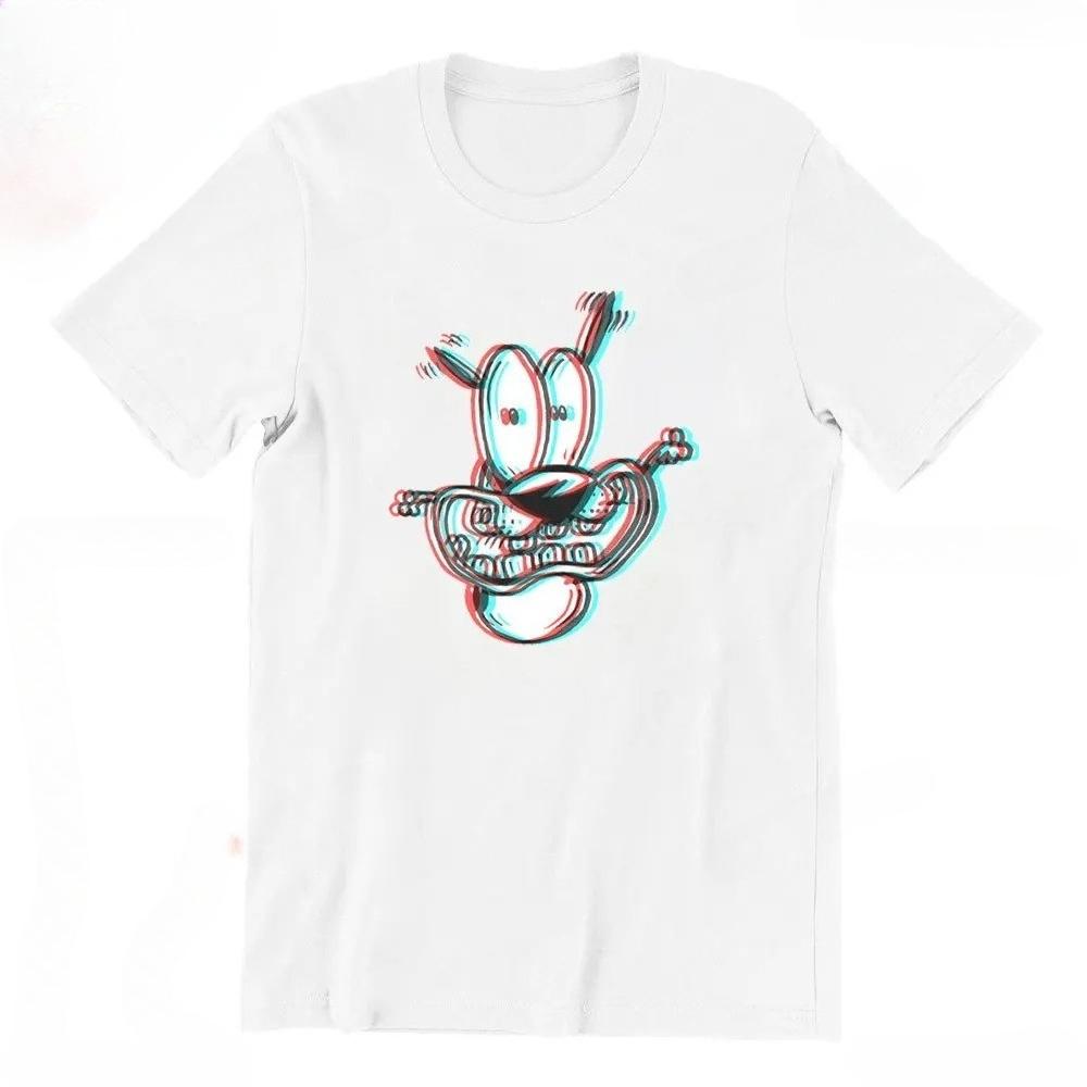 

Футболка Cowardly Dog Hero, женская футболка с коротким рукавом, новая модная футболка унисекс с принтом, мужская одежда, графические футболки XXXXL