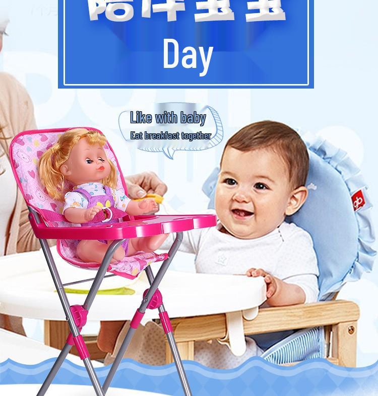 Kids' Dollhouse Play Area Lightweight Stroller with Doll
