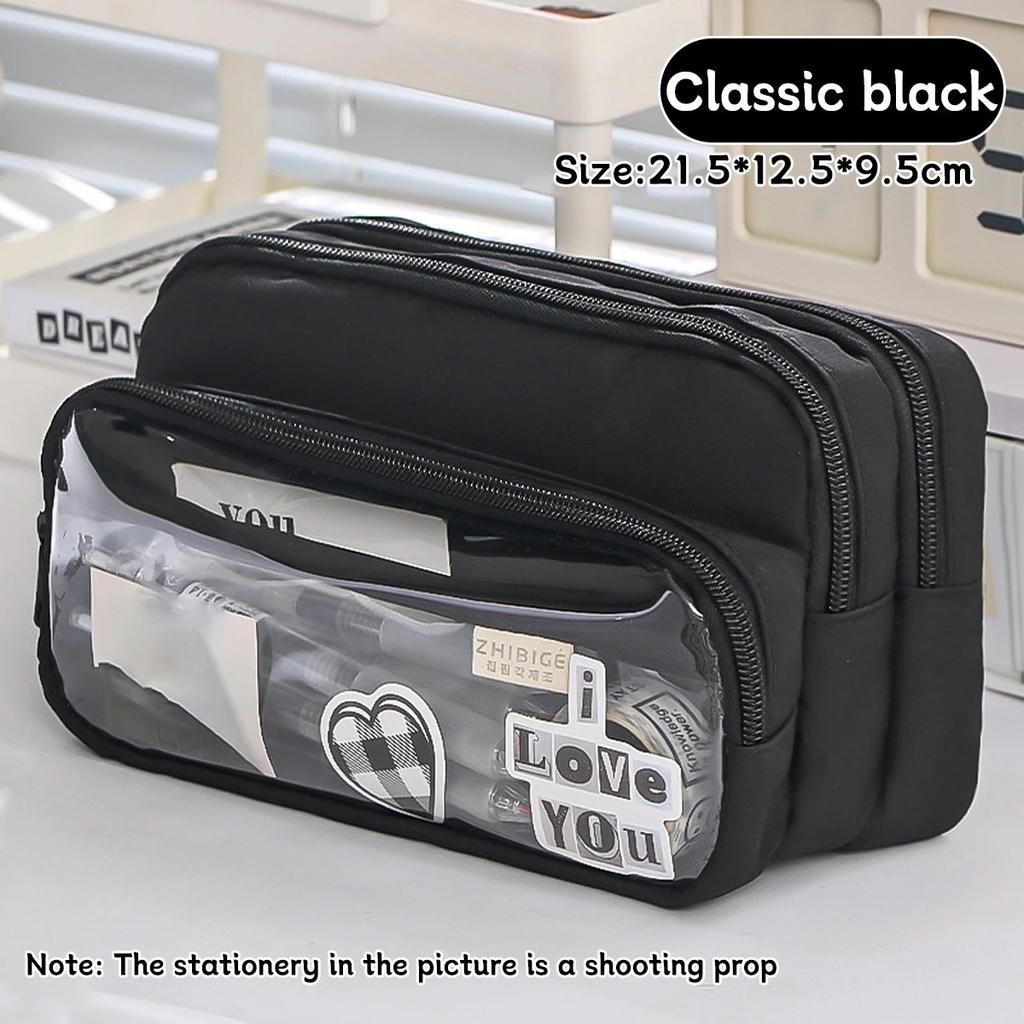 1PC Large-capacity Multi-functional Creative Pencil Case with High Appearance, Simple and Painful Pencil Case