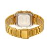 Square men's watch steel belt multi-functional 30-meter waterproof electronic watch 5 groups alarm clock electronic watch men
