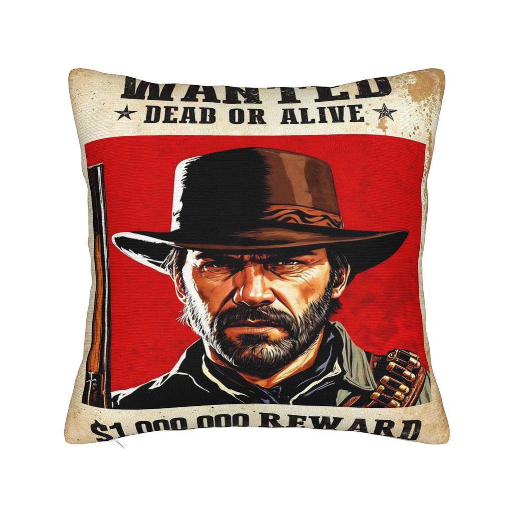 Decorative Pillow Cover Arthur Morgan Merch Home Pillow Case Cover Zippered MultiSize