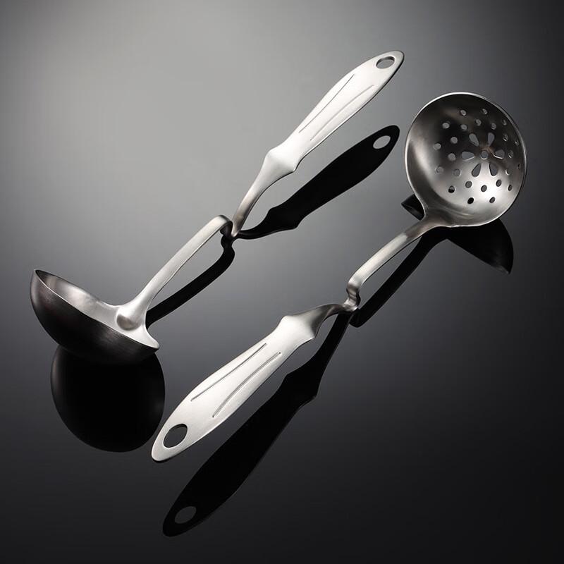 ZISIZ Stainless Steel Hotpot Slotted Spoon 3-Pack