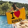 Flag of Espana Spainish Spain Towel Drying Bath Towel Applicable To Light Swimming Camping Yoga Beach Out