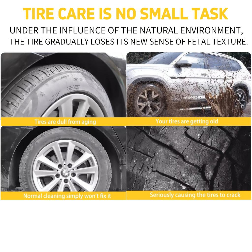 Automotive Tire Paste Brightening Agent Brightening Agent Cleaning and Maintenance Anti Aging Plastic Refurbished Tire Paste