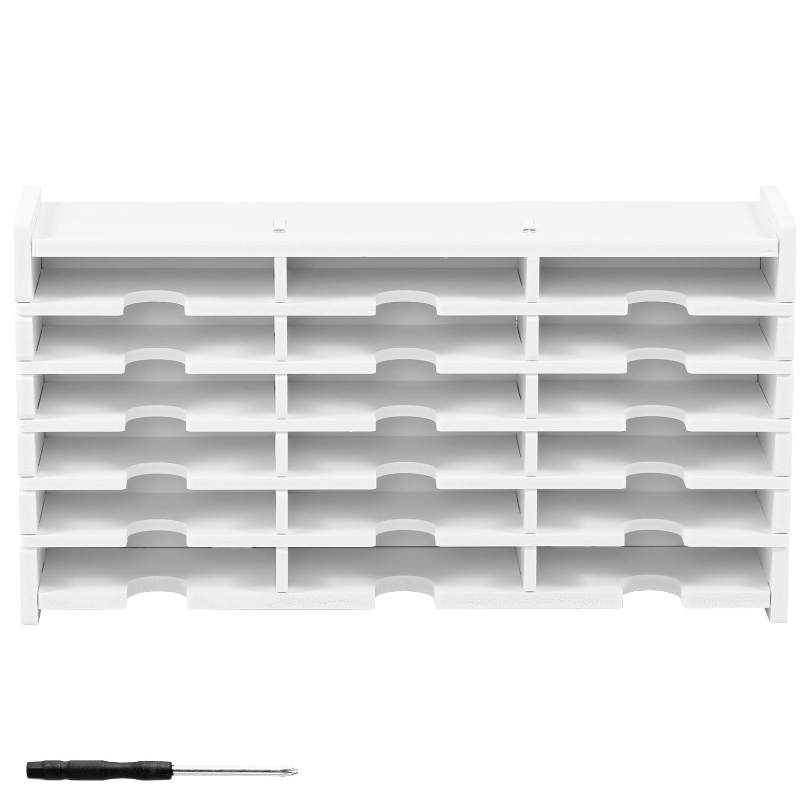 

Stamp Pad Storage Organizer Versatile Large Capacity Slim Easy to Maintain Ink Pads Painting Tray Rack Slots Ink Pad Holder