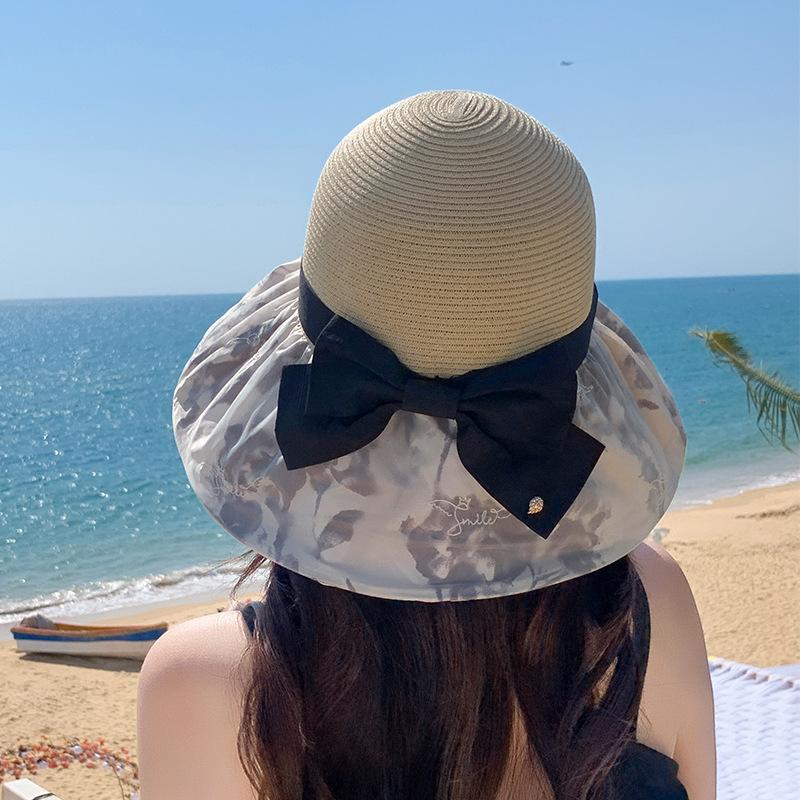 Premium Sense Fisherman Hat Children Summer Pastoral Big Eaves Breathable Sun Protection Hat Outdoor UV Protection Beach Hat