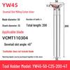 45°-75° CNC V-Shaped Dovetail Groove Milling Cutter with Inner Hole