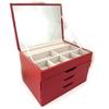 Davidt's [K5995] - Red 'Venus' Jewelry Box - 26x17x18. 5cm