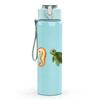 1PC Mixed Ocean Creature Sketch 750ml Color Plastic Sports Water Bottle Leakproof Flip Straw Lid Suitable for Sports Office Home Use