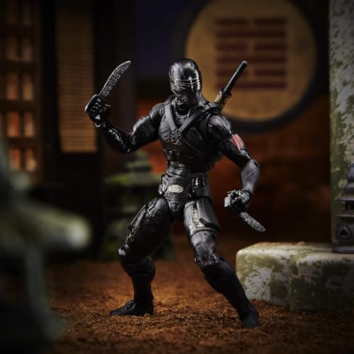 Hasbro G.I.. Joe Classified Series Oczy węża: ŻOŁNIERZ AMERYKAŃSKI. Joe Origins Figurka Akcji Snake Eyes (Import równoległy)