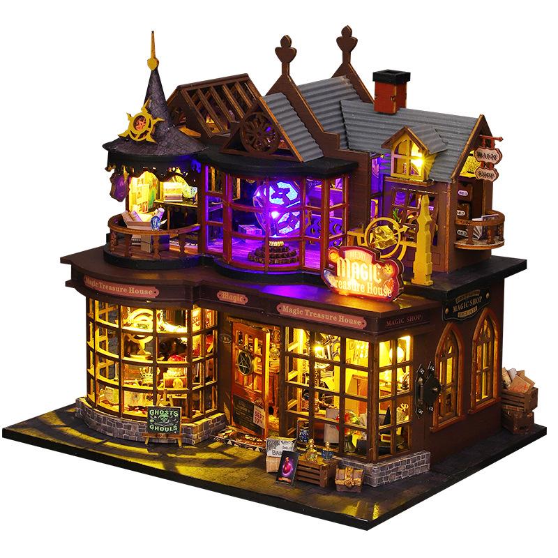 Jiate DIY Magic Treasure House: Handmade Assembly Model Toy Ornament Gift