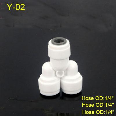 1/4" 3/8" OD Hose Tube 1/4" 1/2" 3/4" 1/8" Plastic Pipe Quick Connectors RO Water Connector Fittings Reverse Osmosis System