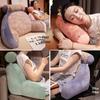 Three-Layer Gauze Lumbar Support Pillow for Chair, Sofa, and Bed 