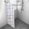With Pattern Shower Curtain PEVA Waterproof Shower Curtain Bathroom Partition Curtain Bathroom Decoration Accessories