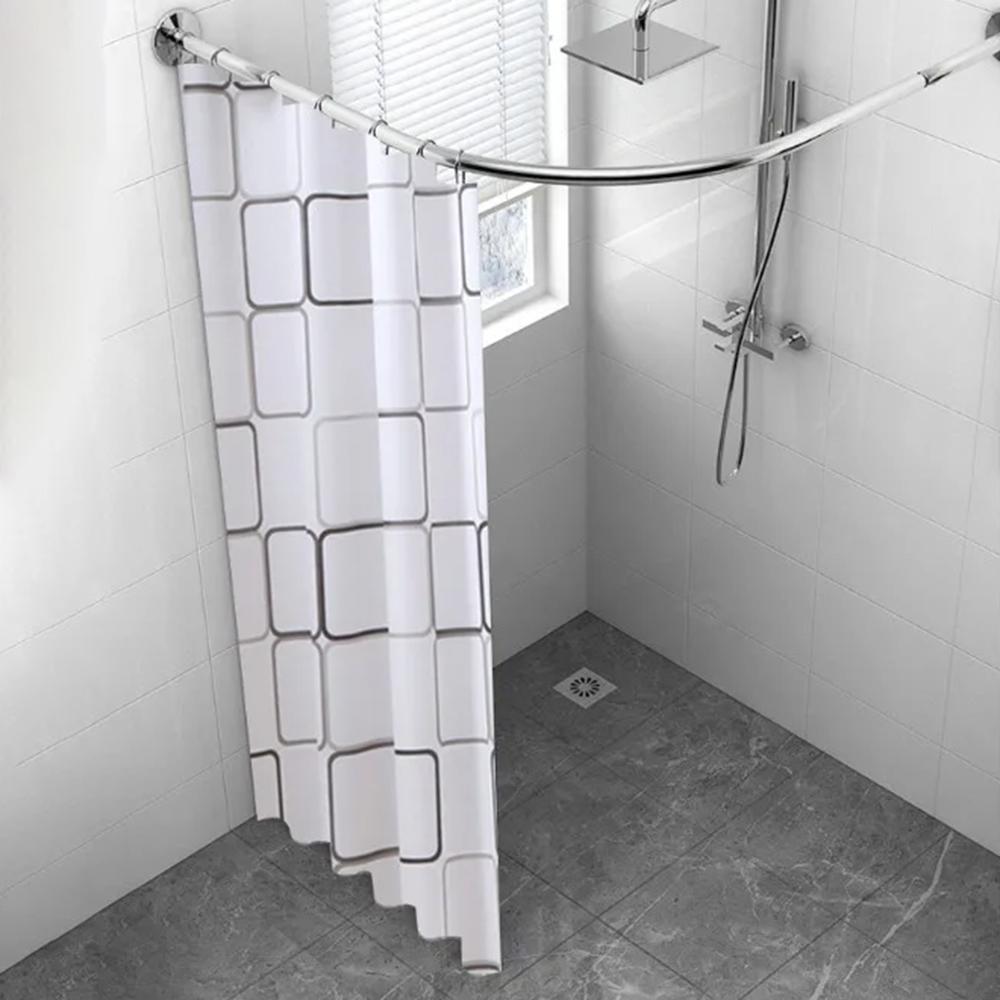 With Pattern Shower Curtain PEVA Waterproof Shower Curtain Bathroom Partition Curtain Bathroom Decoration Accessories