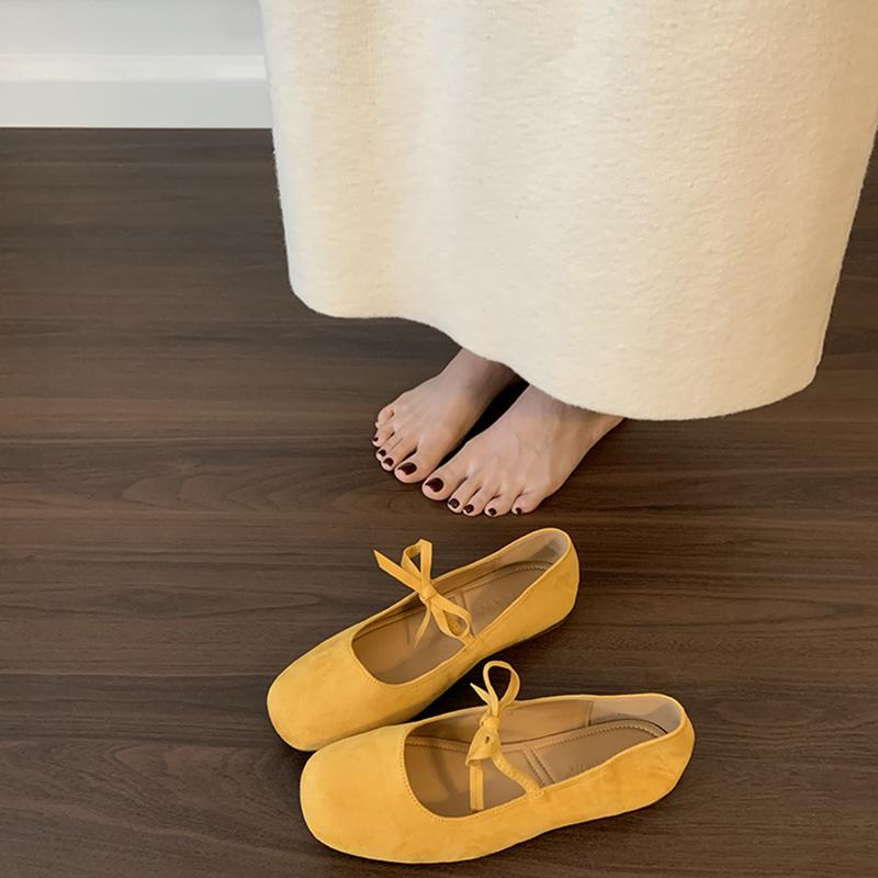 Spring Autumn Women Flats Round Toe Shallow Slip On Ladies Casual Ballet Shoes Eelgant Dress Shoes