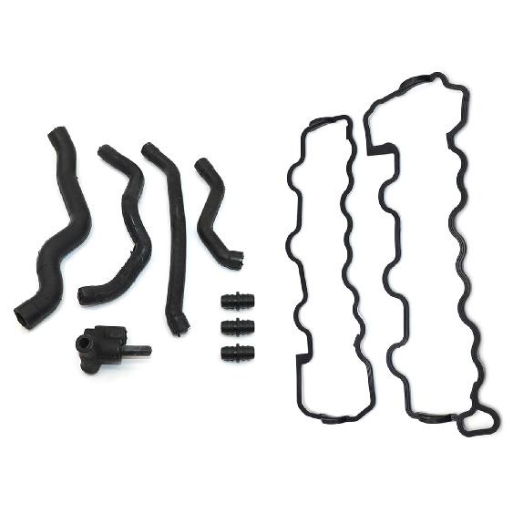 NLQR Valve Cover Gaskets Set of 2, Compatible with Mercedes-Benz ML320 E320 CLK320 C280 SLK320 C240 C320N 1998-2005, Replace VS50758R 1120180382