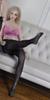 Figure with TBLeague Body Female Black Beautiful Sexy Gold Flower Pantyhose are not [TOYBARJAPAN] 1/6 Accessories/Compatible (Body, head, clothes,